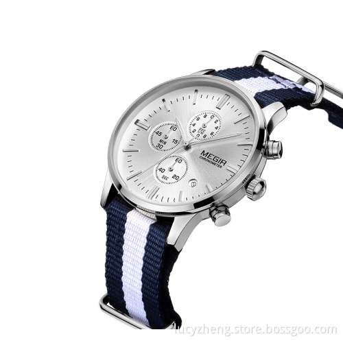 Hot selling megir brand watch chronograph watch